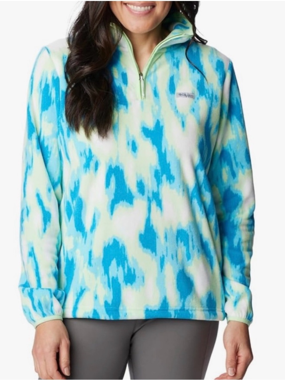 Columbia Women's PFG Super Tidal Quarter Zip Fleece Pullover Size Medium